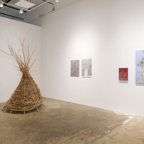 Various artists, Overgrowth, exhibition view. Courtesy of Erin Cluley Gallery 