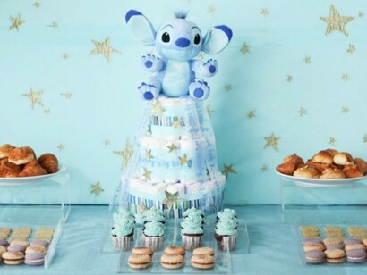 Tarta y dulces para un baby shower