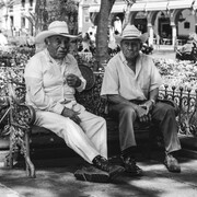 Andy Lagunes, Pláticas del pasado, 2025. Courtesy of 1202 Contemporary