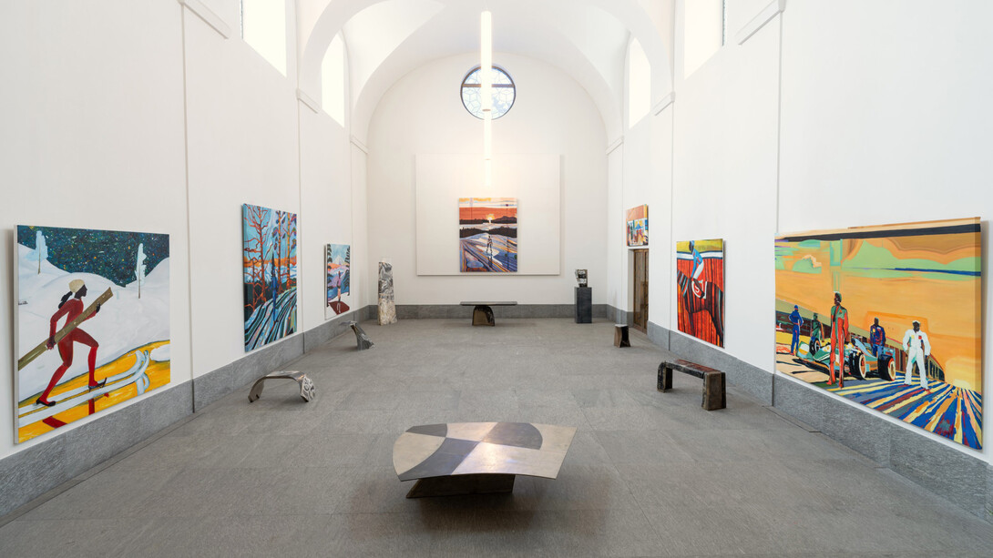 Jordan Watson, Easier to breathe, exhibition view. Courtesy of Robilant+Voena