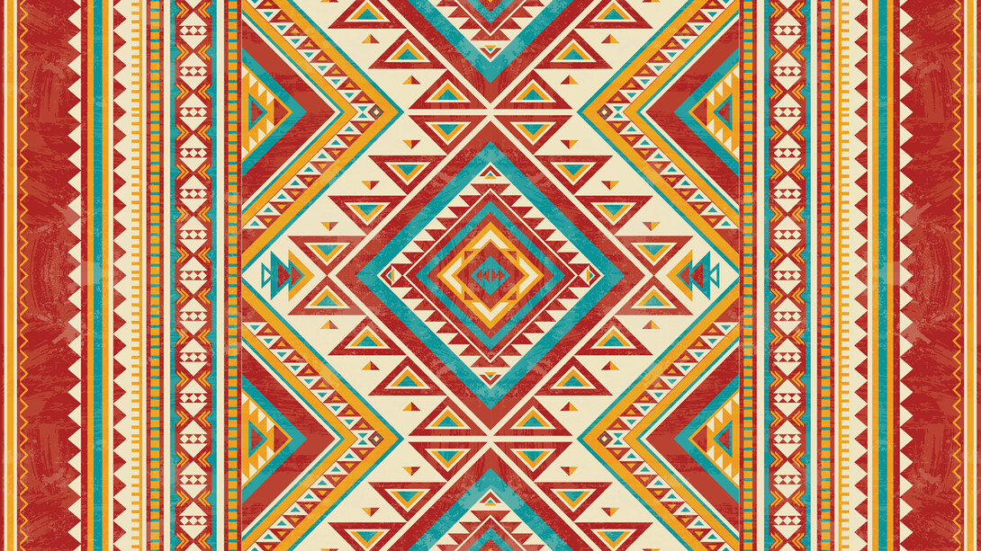 Geometric Pre-Hispanic pattern
