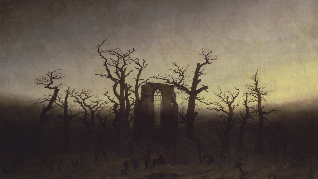 Caspar David Friedrich, Abbazia nel querceto, (1808–10)