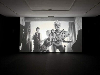 Julian Rosefeldt, Exhibition view. Courtesy of Galeria Helga de Alvear 