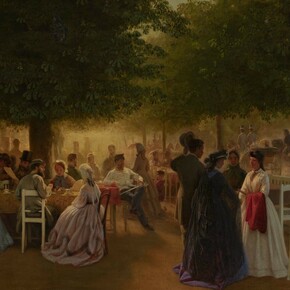 Viktor Barvitius,Thursday at Stromovka, 1865. Courtesy of National Gallery 
