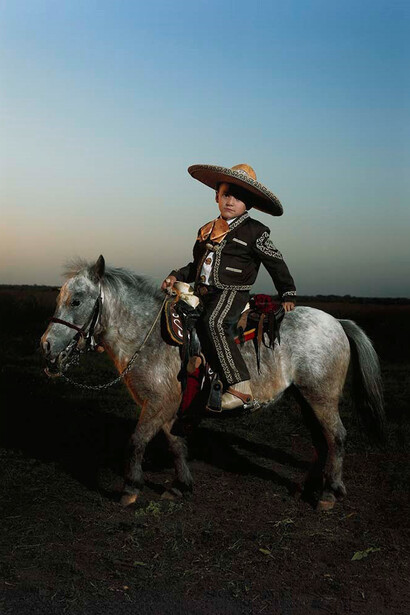 Nancy Newberry, Early Character Study for the Series “Smoke Bombs and Border Crossings,” 2012, printed 2017, inkjet print, the Museum of Fine Arts, Houston, Museum purchase funded by Bryn Larsen, Geoffrey Koslov, and Joan Morgenstern. © Nancy Newberry