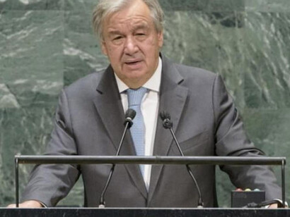 UN Secretary General, Antonio Guterres 
