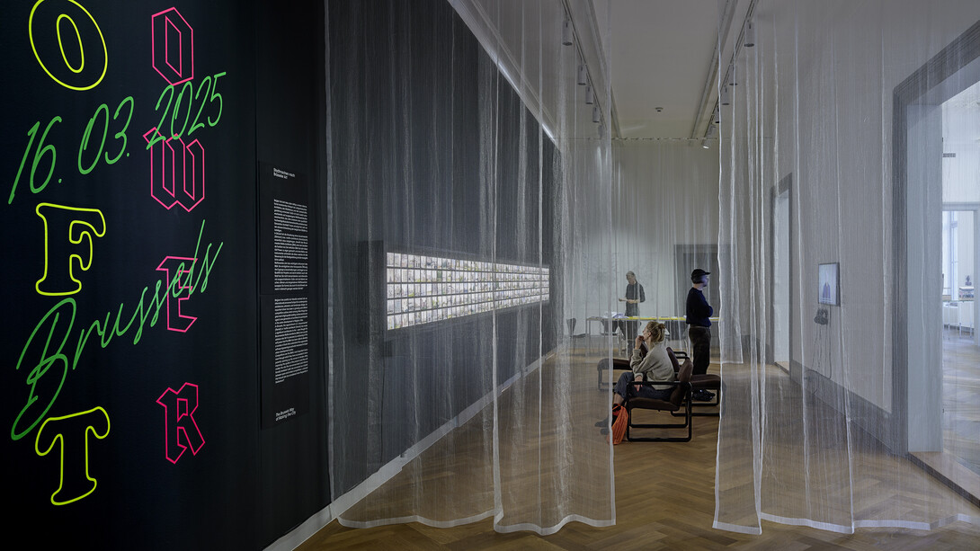 Soft power, the Brussels way of making the city, exhibition view. Courtesy of S AM Swiss Architecture Museum