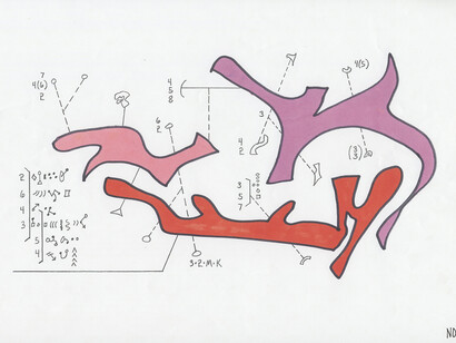 Anthony Braxton, Falling River Music (363h), 2004-present. Courtesy of Anthony Braxton and the Tri-Centric Foundation.