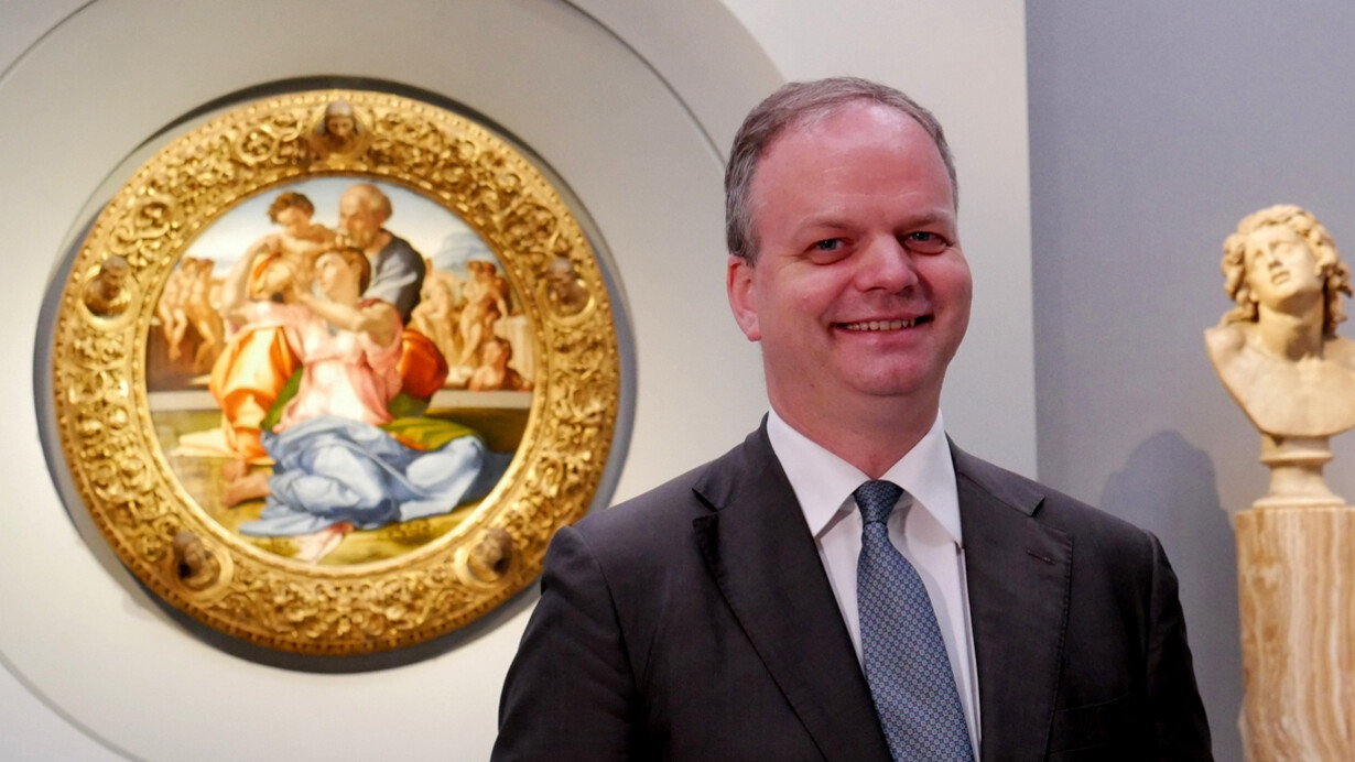 Inaugurata la nuova sala dedicata a Raffaello e Michelangelo. Courtesy of Gallerie degli Uffizi