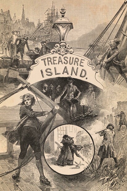 Frontispiece from the 1886 illustrated edition of Treasure Island by Robert Louis Stevenson. Courtesy of National Maritime Museum