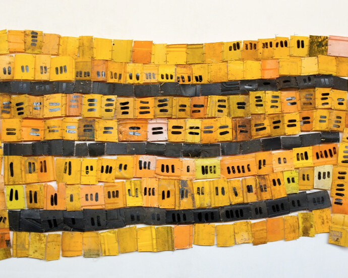 Serge Attukwei Clottey. Courtesy of Jane Lombard Gallery