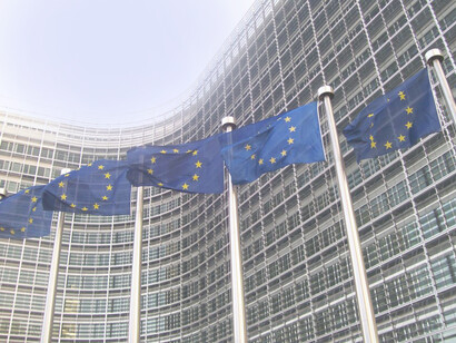 Bandiere Unione europea, Bruxelles, Belgio