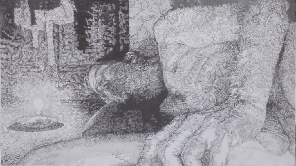 Randy Klinger, Self-portrait, 2023. Courtesy of Prince Street Gallery