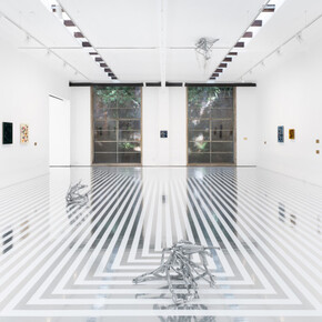 Jim Lambie, Cool breeze, exhibition view. Courtesy of Roslyn Oxley9 Gallery