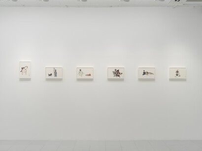 Lin Yusi, Thus have I heard, exhibition view. Courtesy of Tokyo Gallery + BTAP