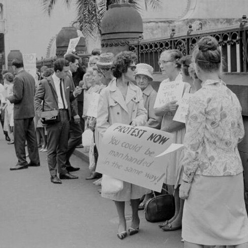Anti-Vietnam war protest in 1965