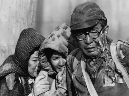 Fotograma del filme «Lluvia negra», dirigida por Shōhei Imamura