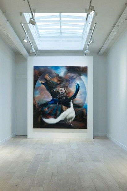 Hugo Wilson, Rape of Europa, Exhibition view. Courtesy of Parafin