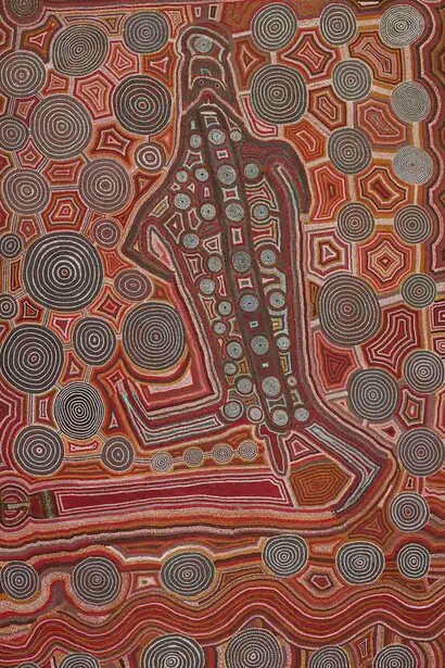Talking blak to history, artwork in exhibition. Courtesy of the National Museum of Australia