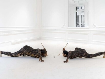 Rirkrit Tiravanija, In aliens we trust, vue de l'exposition. Avec l'aimable autorisation de la Galerie Chantal Crousel