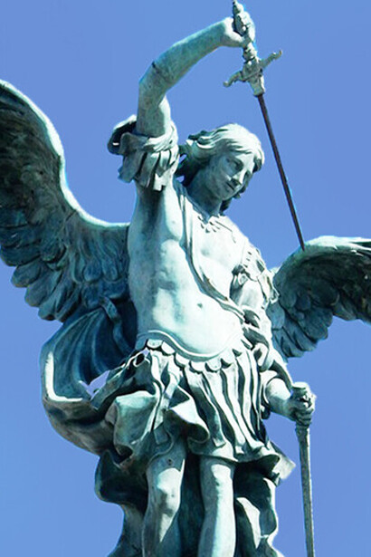 Ángel, castillo de Sant Angelo, Roma, Italia