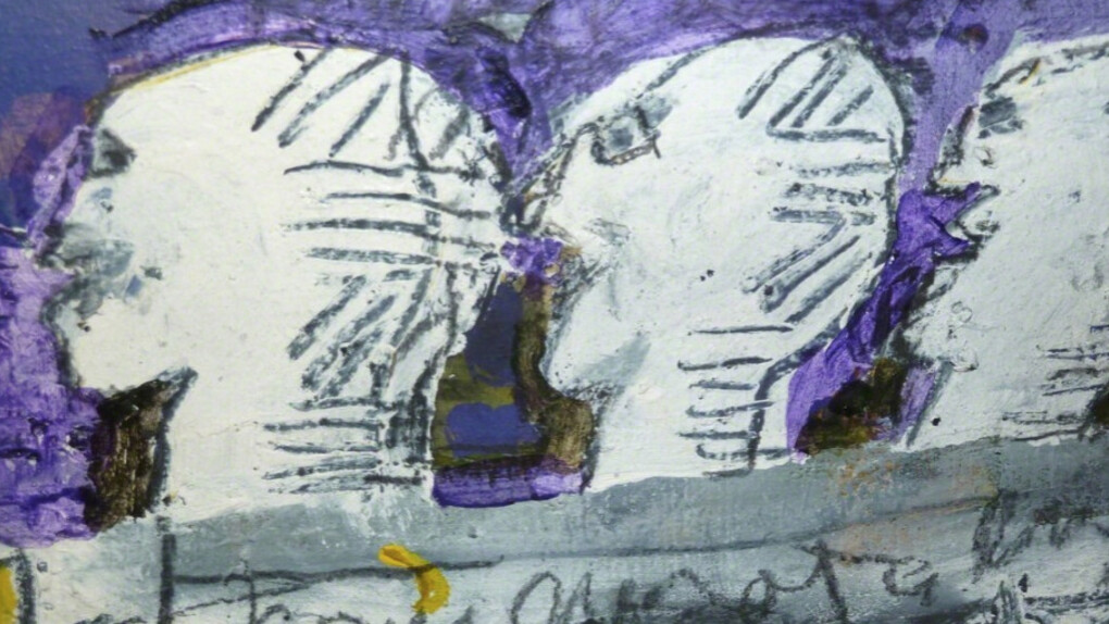 Titans Within The Rough. Courtesy of Denise Bibro Fine Art