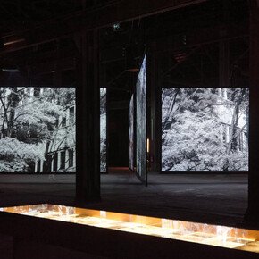 Soundwalk Collective and Patti Smith, Correspondences, exhibition view. Courtesy of LUMA Arles