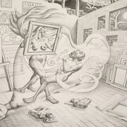 Tom Torluemke, Primary inspiration, 2023. Courtesy of Bert Green Fine Art