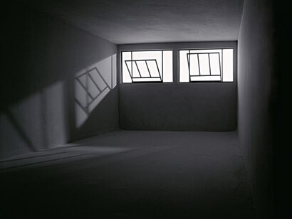 'Dorm Room', 2003, digital chromogenic print mounted to Plexiglas, 71 1/2 x 90 1/2 inches (182 x 230 cm)