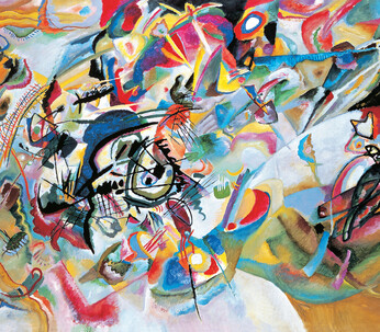 Wassily Kandinsky, Composition VII,
1913,
Oil on canvas, 200 x 300 cm,
The State Tretyakov Gallery, Moscow
