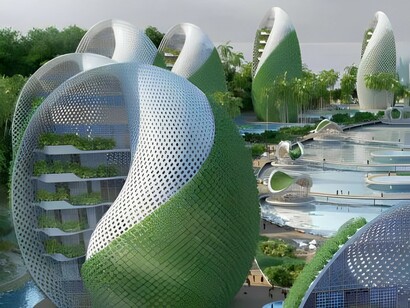 Architettura biomimetica. Gli alberghi a forma di conchiglia sembrano nascere dall’acqua