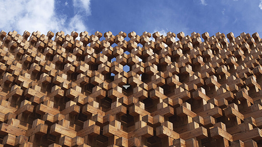 Kigumi Infinity by Atsushi Kitagawara, Japan Pavilion, Expo Milano 2015 © Shigeru Ohno 