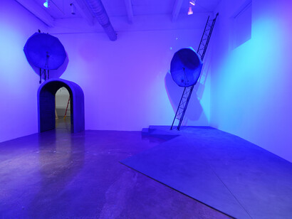 Michael Webster, Drawn breath, exhaled frequencies, exhibition view. Courtesy of Locust Projects 