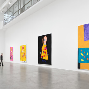 André Butzer, exhibition view. Courtesy of Galerie Max Hetzler