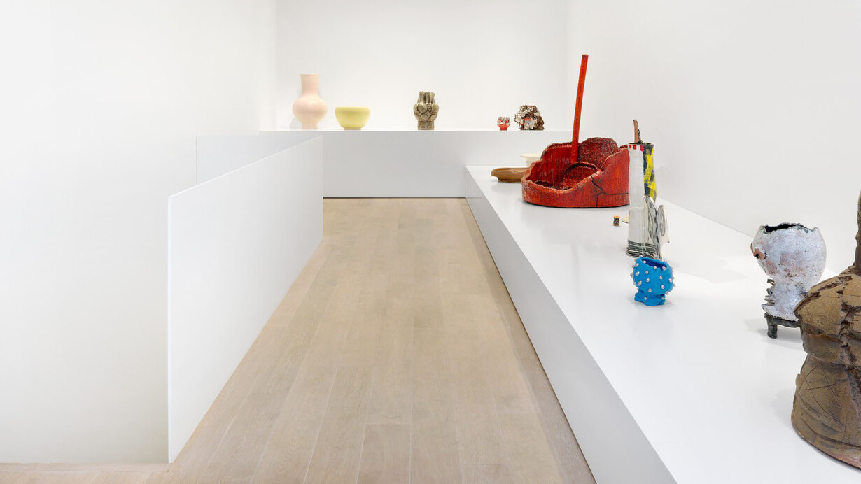 Fire and Clay. Courtesy of Gagosian