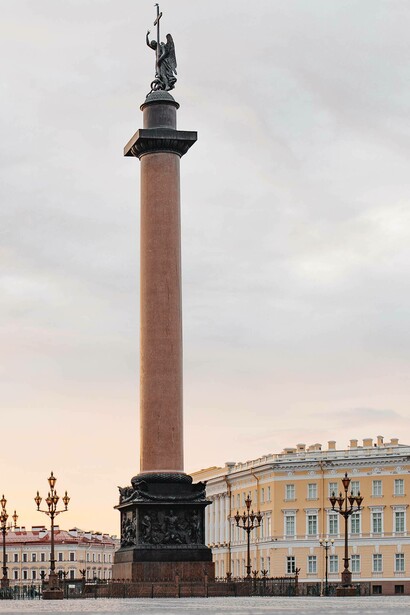 Column at Palace square, St. Petersburg, Russia