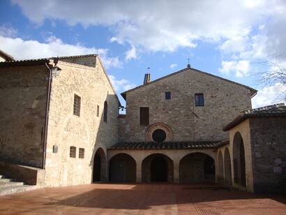 Assisi, Convento di San Damiano, restaurato ed ampliato al principio del Duecento da San Francesco