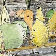 Amelie von Wulffen, Untitled, 2011, Water colour, india ink on paper, 28 x 20 cm, Photo credits: Gunter Lepkowski