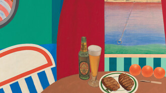 Still LIfe #8, 1962, mixed media and collage on board, 42 x 48 inches.
Copyright: Estate of Tom Wesselmann/Licensed by VAGA, NY, NY. Photo Credit: Jeffrey Sturges.
