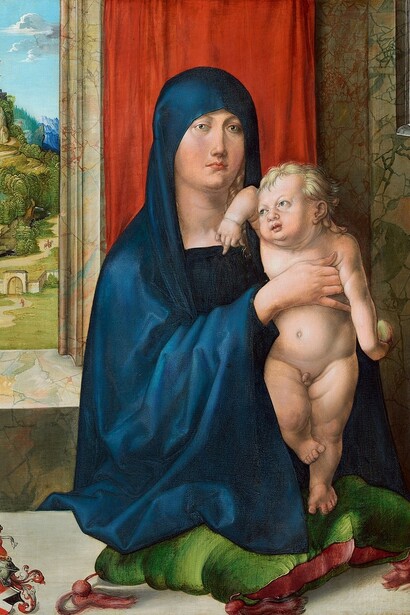 "Madonna con Bambino (Madonna Haller)", 1496-99, Albrecht Dürer, National Gallery of Art, Washington D.C., USA