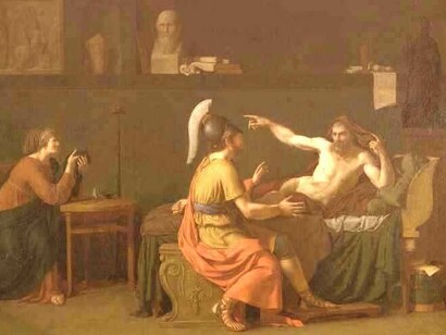 Anaxágoras y Pericles, por Augustin-Louis Belle (1757 – 1841)