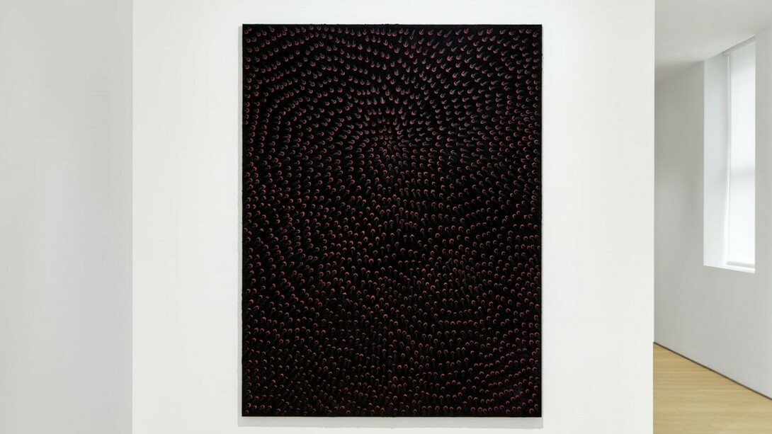 Jennifer Guidi, exhibition view. Courtesy of Almine Rech Gallery