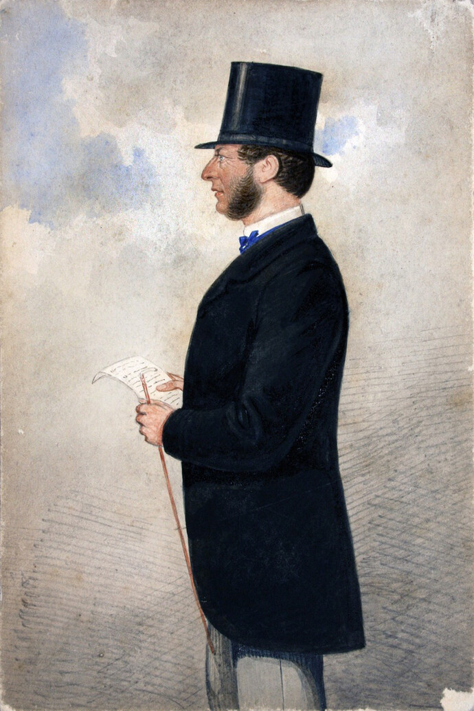 Richard Dighton, Lord Morton, Courtesy of Chris Beetles Gallery, St James, London
