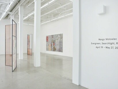 Evergreen, Searchlight, Rosebud, Exhibition view. Courtesy of Jessica Silverman Gallery