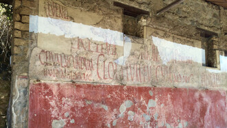 Graffiti, Pompei, Italia