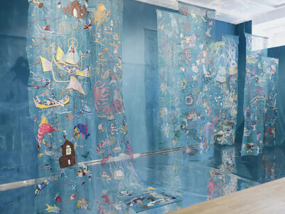 Josephine Turalba, We are the sea, exhibition view. Courtesy of 10 Chancery Lane Gallery