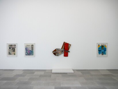 Robert Rauschenberg, Crosstown, ausstellungsansicht. Mit freundlicher genehmigung der Galerie Bastian