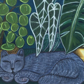 Painting, artwork in exhibition. Courtesy of BMGArt