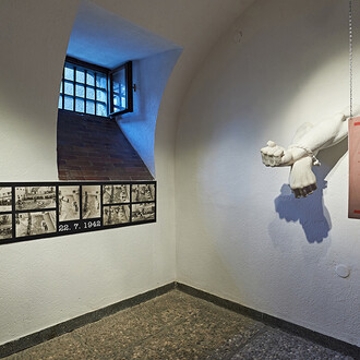 Stari pisker, the memorial space for the victims of Nazi violence, exhibition view. Courtesy of Museum of recent history Celje