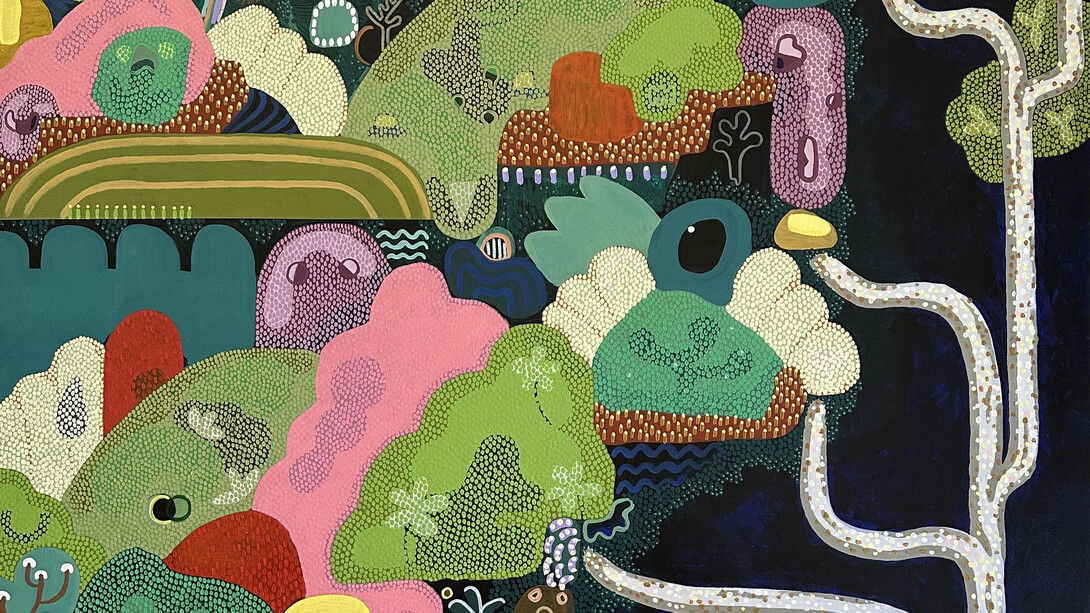 Glendon Cordell, The world within (detail). Courtesy of GR gallery